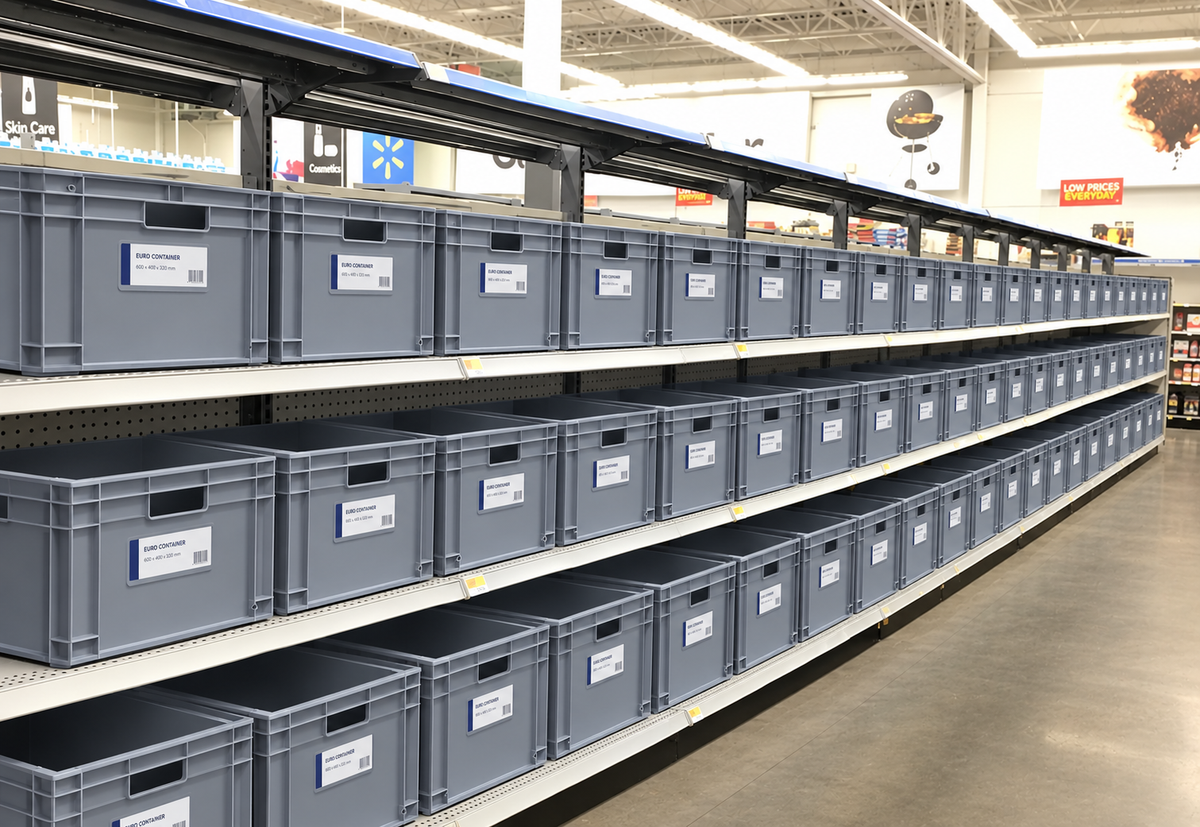 Euro Stacking Containers, Euro Containers, Warehouse Storage Boxes