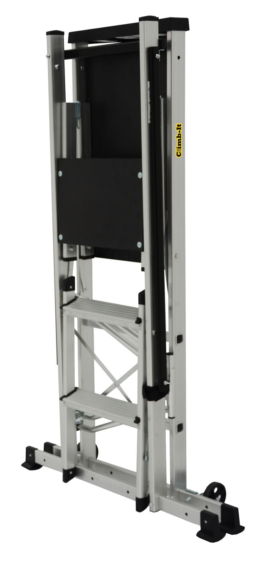 Climb-It Folding Access Work Platforms with Steps, 2-Tread, Filstorage