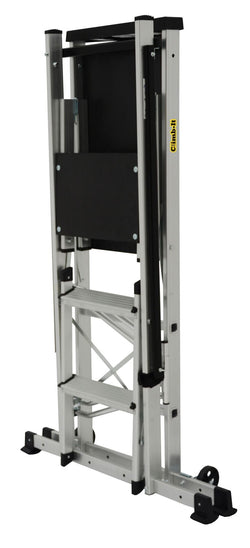 Climb-It Folding Access Work Platforms with Steps, 2-Tread, Filstorage