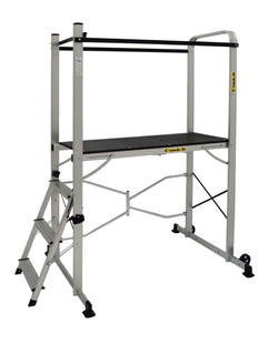 Climb-It Folding Access Work Platforms with Steps, 2-Tread, Filstorage