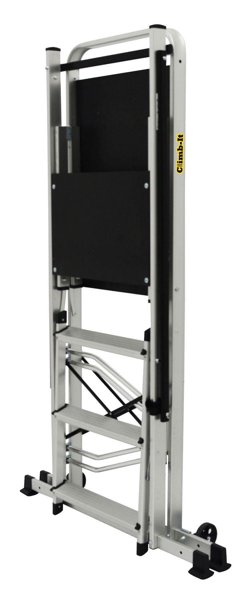 Climb-It Folding Access Work Platforms with Steps, 2-Tread, Filstorage