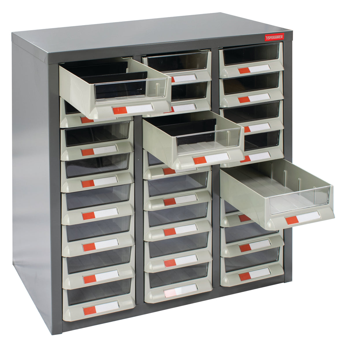 Steel Cabinet Drawer Storage Unit (6 options), 12 Drawers, Filstorage