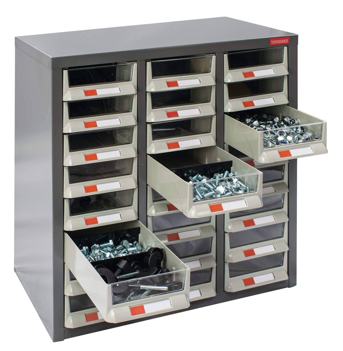 Steel Cabinet Drawer Storage Unit (6 options), 12 Drawers, Filstorage