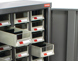Steel Cabinet Drawer Storage Unit (6 options), 12 Drawers, Filstorage