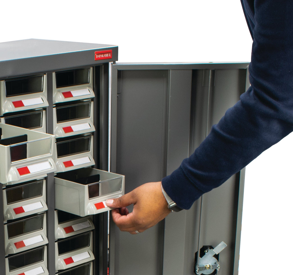 Steel Cabinet Drawer Storage Unit (6 options), 12 Drawers, Filstorage