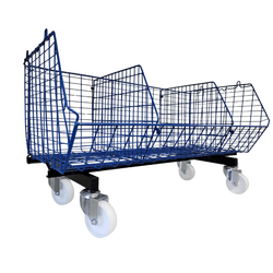 C12 (medium) Mobile Unit Complete 4 Baskets, BLUE C12 Mobile Unit 4 Baskets, Filstorage