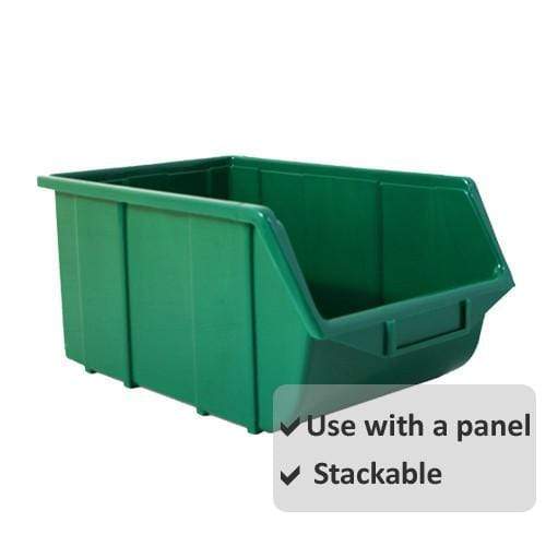 Stackable Storage Parts Bins (114) - Large, Blue / 1, Filstorage