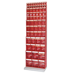 Complete Tilt Bin Stand with Base (S518) Various Sizes, Complete Tilt Bin Stand with Base (S518), Filstorage