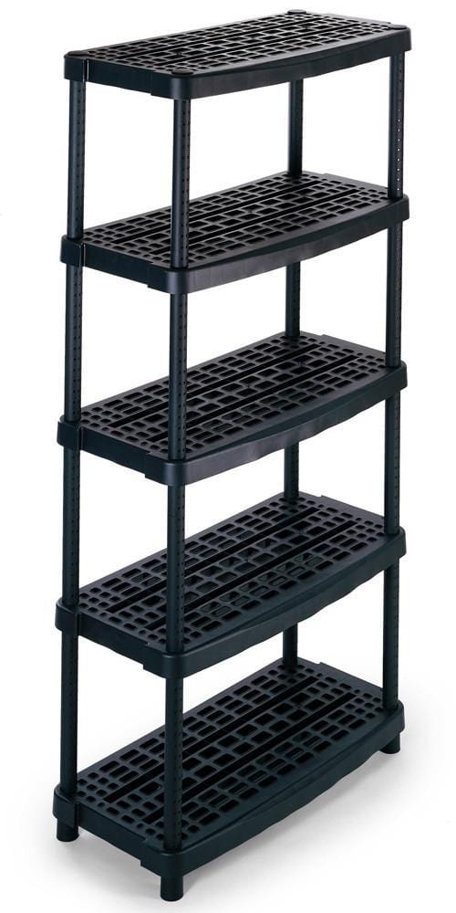 Vented Recycled Plastic Shelving 70kg 5 Level 1885mm H x 930mm W x 455mm D, 1836/5, Filstorage