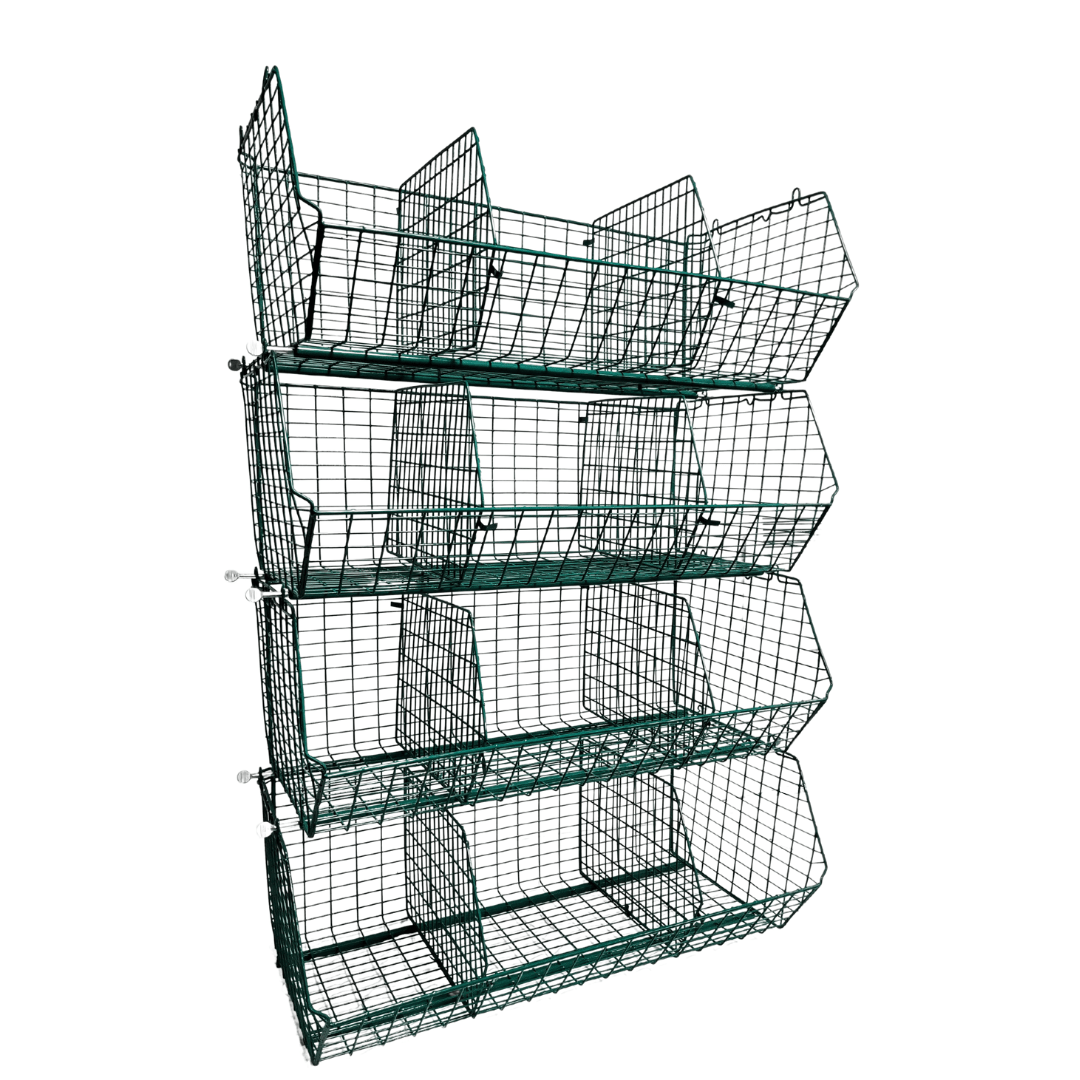 C12 (medium) Unit Complete 4 Baskets & Dividers, BLUE C12 Unit 4 Baskets, Filstorage