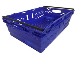 Supermarket Bale Arm Stacking Logistics Crate 35L, Blue, Filstorage