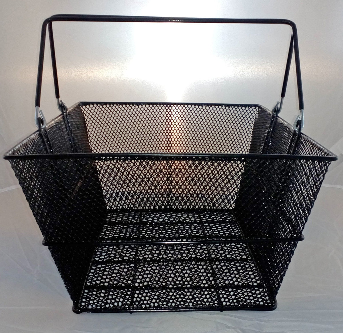Luxury Black Wire Shopping Basket, Luxury Black Mesh Shopping Basket / 1, Filstorage