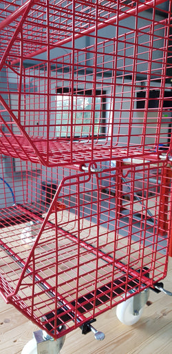 MT8 (small) Mobile Unit Complete 4 Baskets, BLUE MT8 Mobile Unit 4 Baskets, Filstorage