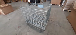 Collapsible Steel Pallet Hypercage Stillages, 4 x Hypercages, Filstorage