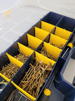 Large Organiser Case Carry Kit with Movable Dividers 49-16, TORG49, Filstorage