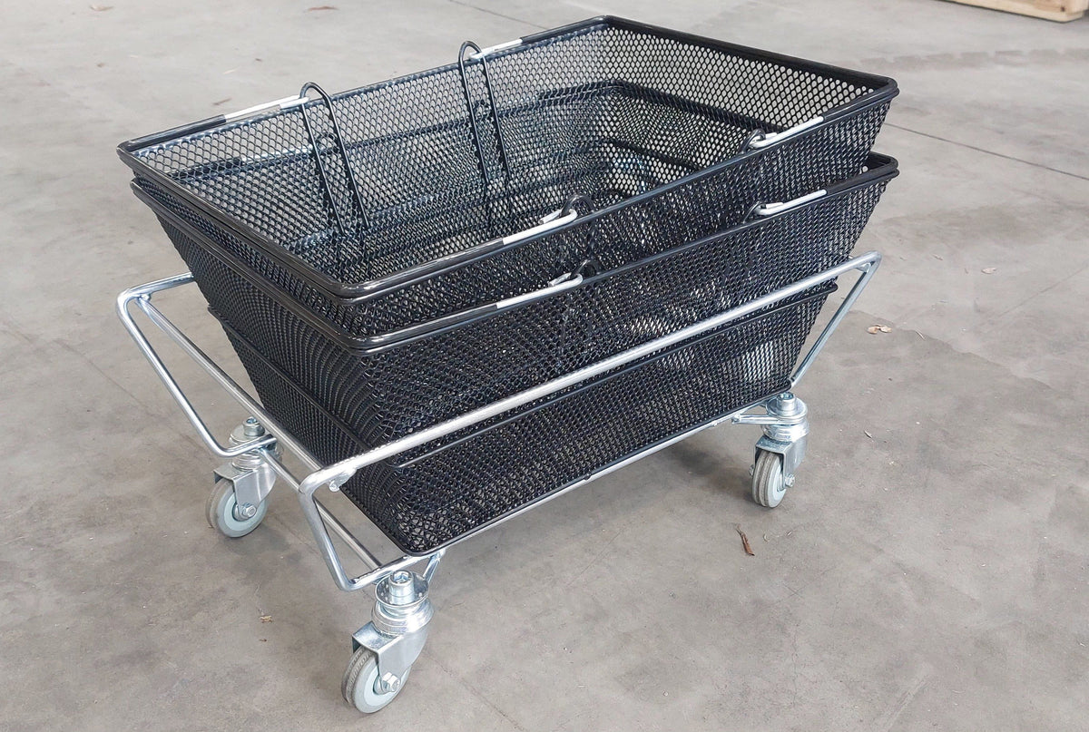 Universal Shopping Basket Plinth, Wire Shopping Basket Plinth, Filstorage