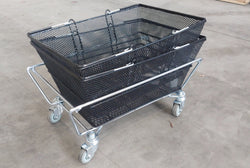 Universal Shopping Basket Plinth, Wire Shopping Basket Plinth, Filstorage