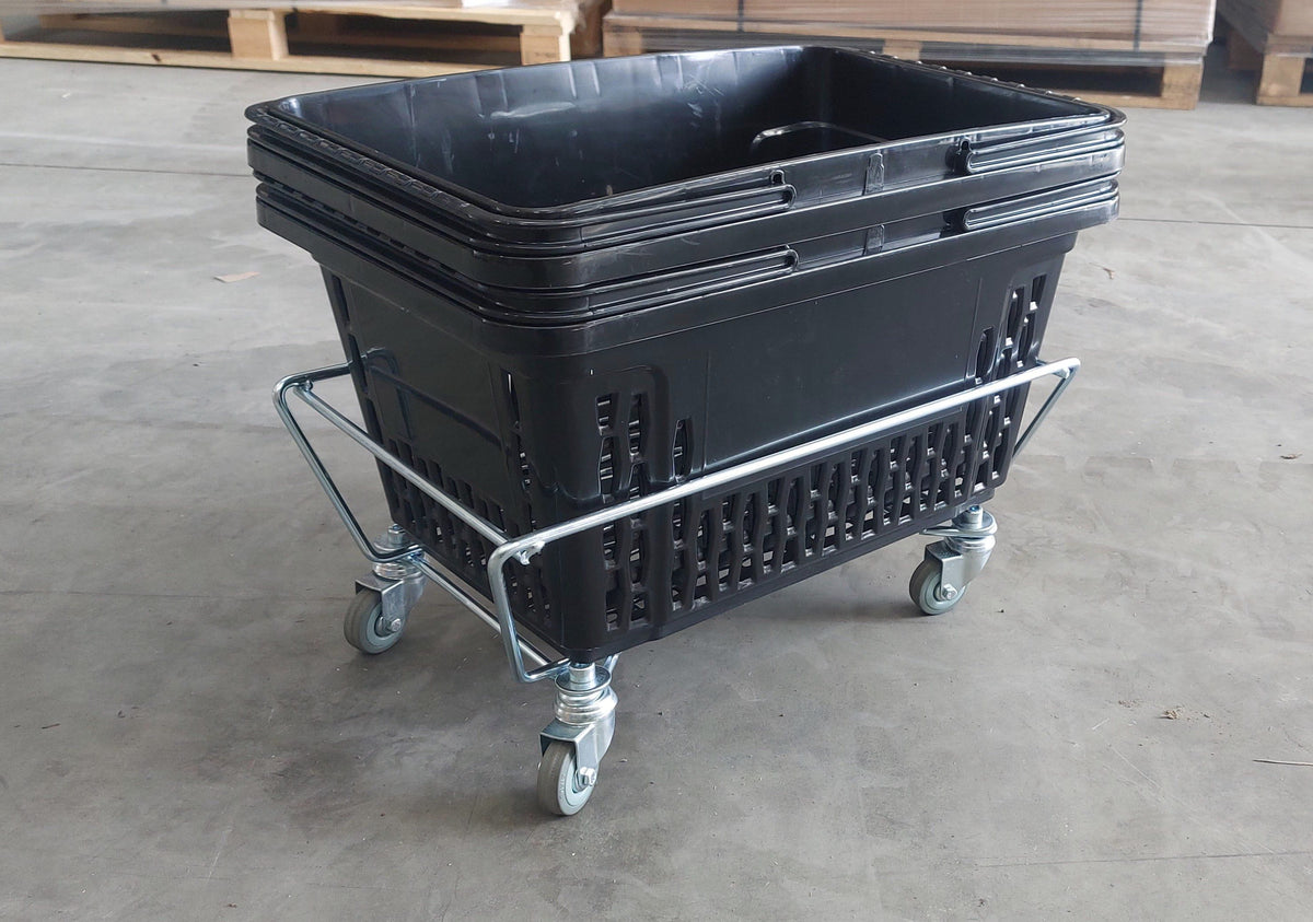 Universal Shopping Basket Plinth, Wire Shopping Basket Plinth, Filstorage