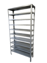 Steel Shelf Unit with 10 shelves 2000mm H x 1000mm W x 300mm D