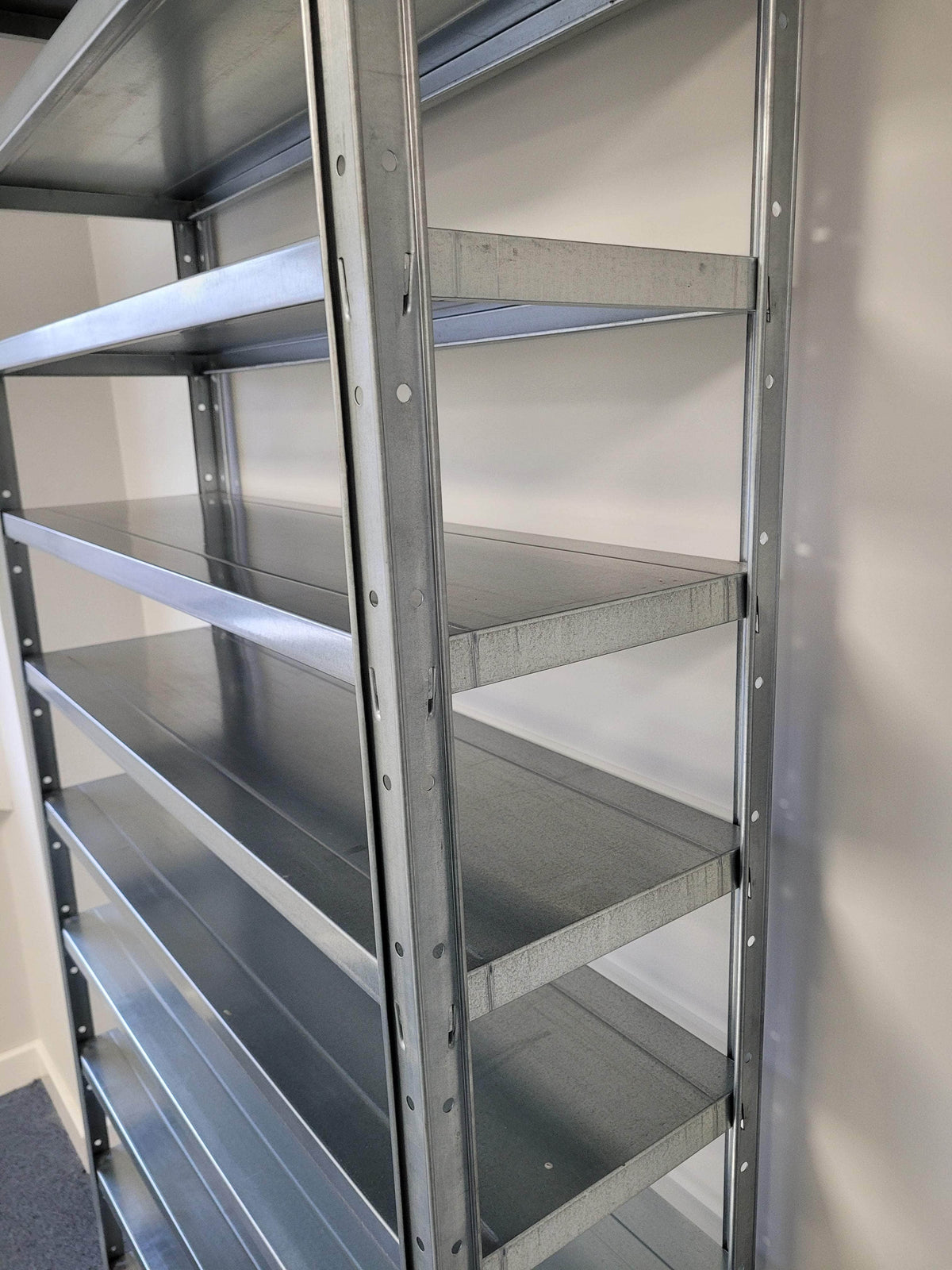 Steel Shelf Unit with 36 Storage Parts Bins 2000mm H x 1000mm W x 300mm D, Red, Filstorage
