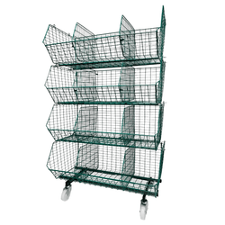 C12 (medium) Mobile Unit Complete 4 Baskets, BLUE C12 Mobile Unit 4 Baskets, Filstorage