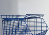 Lid for C12 Wire Storage Basket, Blue Lid for C12, Filstorage