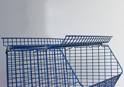 Lid for C12 Wire Storage Basket, Blue Lid for C12, Filstorage