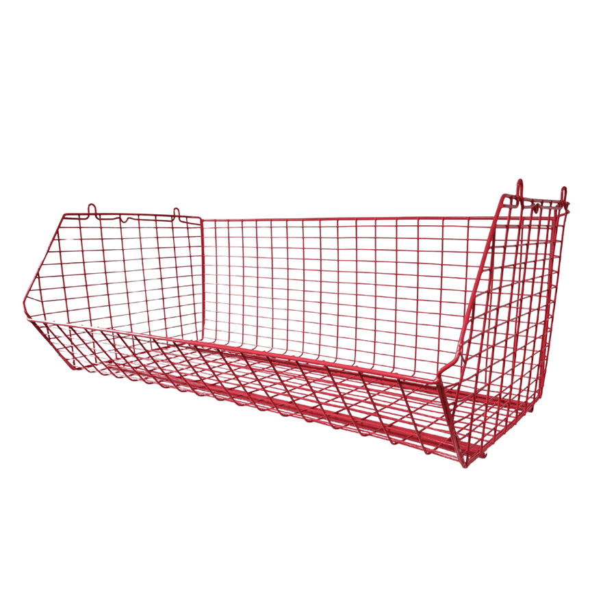 C12 (medium) Wire Storage Basket (single), C12 Wire Red / 1, Filstorage
