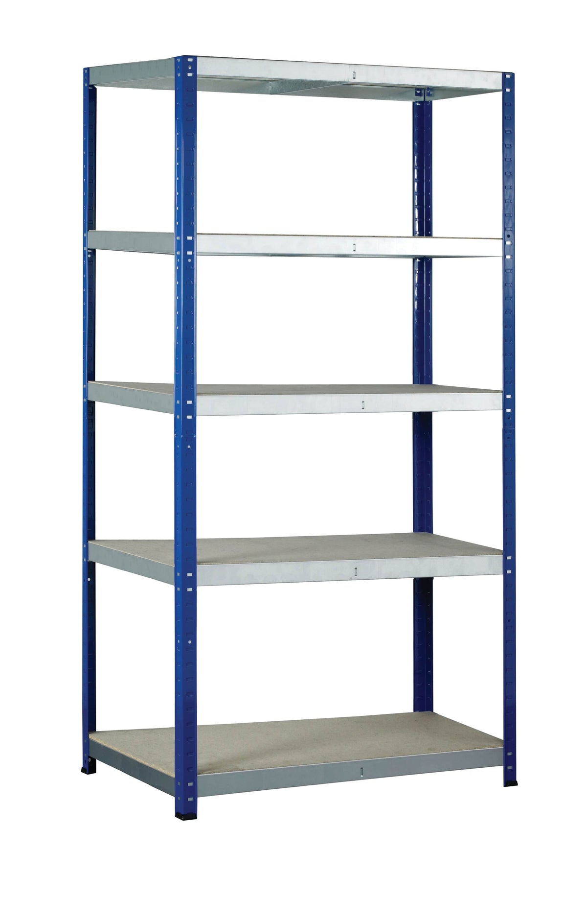 Eco-Rax Heavy-Duty Shelving Unit 265kg per level (4 sizes), 900mm / 450mm, Filstorage