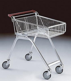 Shopping Trolley 80Ltr Shallow (set of 2), Red Handle, Filstorage