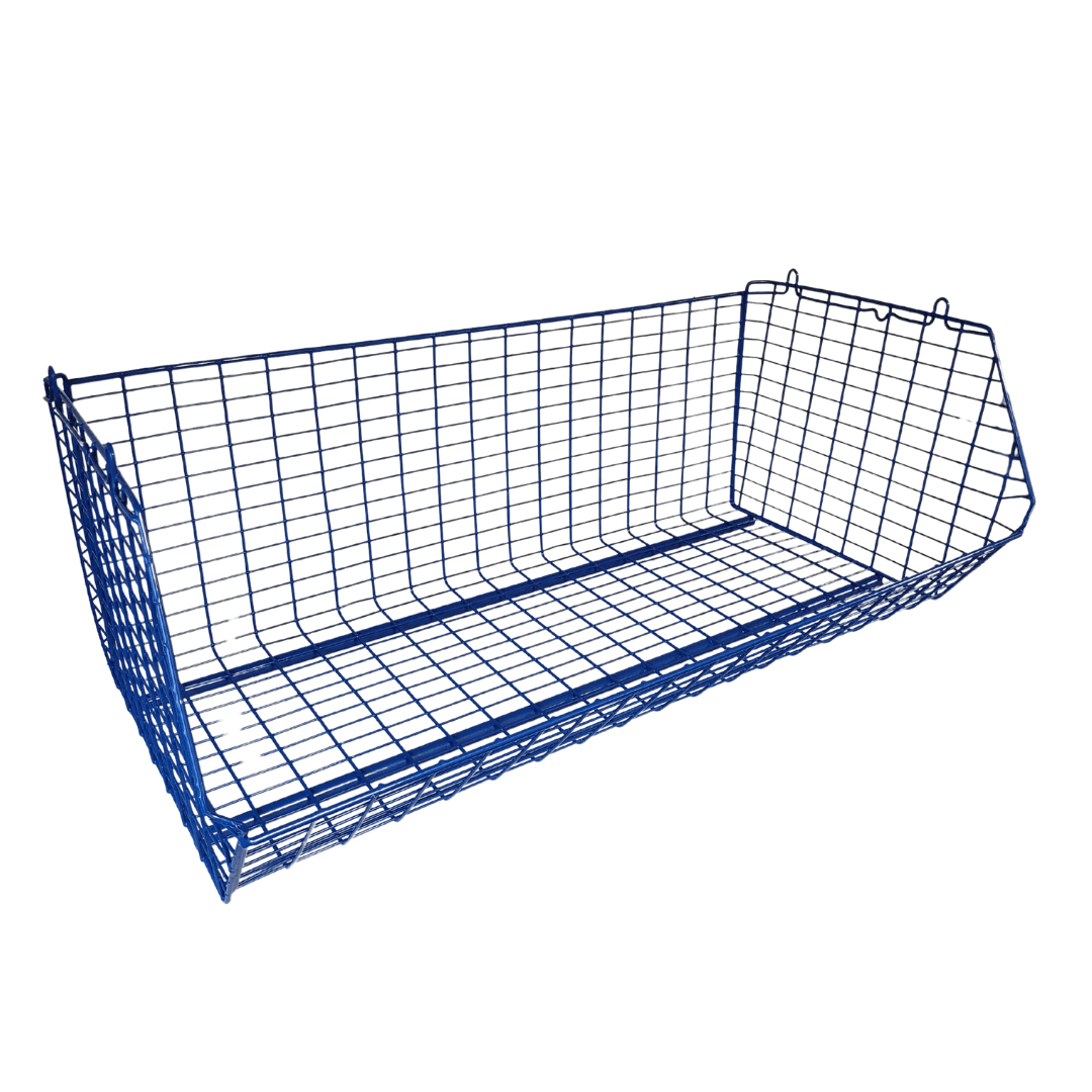 C12 (medium) Wire Storage Basket (single), C12 Wire Blue / 1, Filstorage