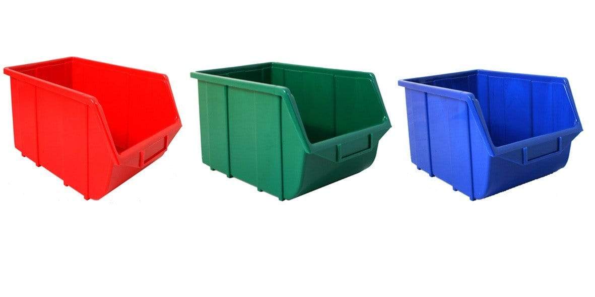 Stackable Storage Parts Bins (114) - Large, Blue / 1, Filstorage