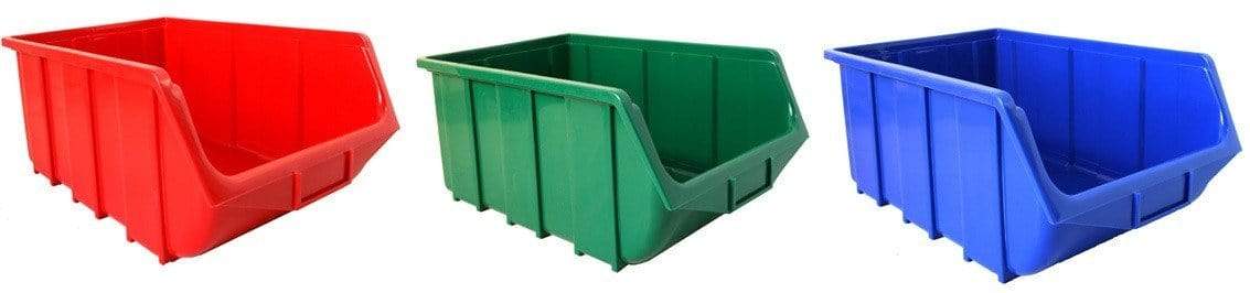 Pack of 4 x Stackable Storage Parts Bin (115) - Filstorage