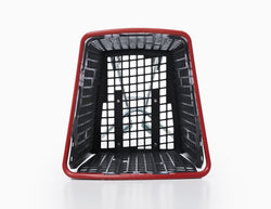 Araven Loop Plastic Shopping Picking Trolley 100L (5 Colours), Red / 1, Filstorage