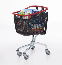 Araven Loop Plastic Shopping Picking Trolley 100L (5 Colours), Red / 1, Filstorage