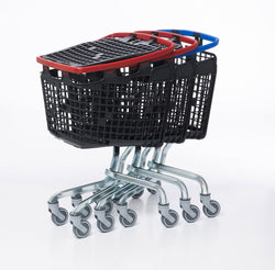 Araven Loop Plastic Shopping Picking Trolley 100L (5 Colours), Red / 1, Filstorage