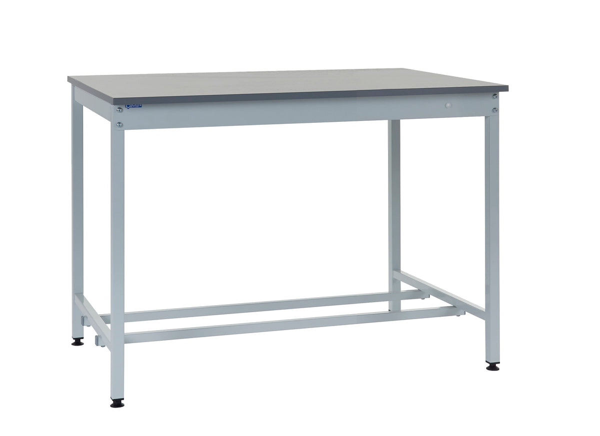Square Tube Workbench 840mm H, 1200mm / Laminate, Filstorage
