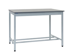 Square Tube Workbench 840mm H, 1200mm / Laminate, Filstorage