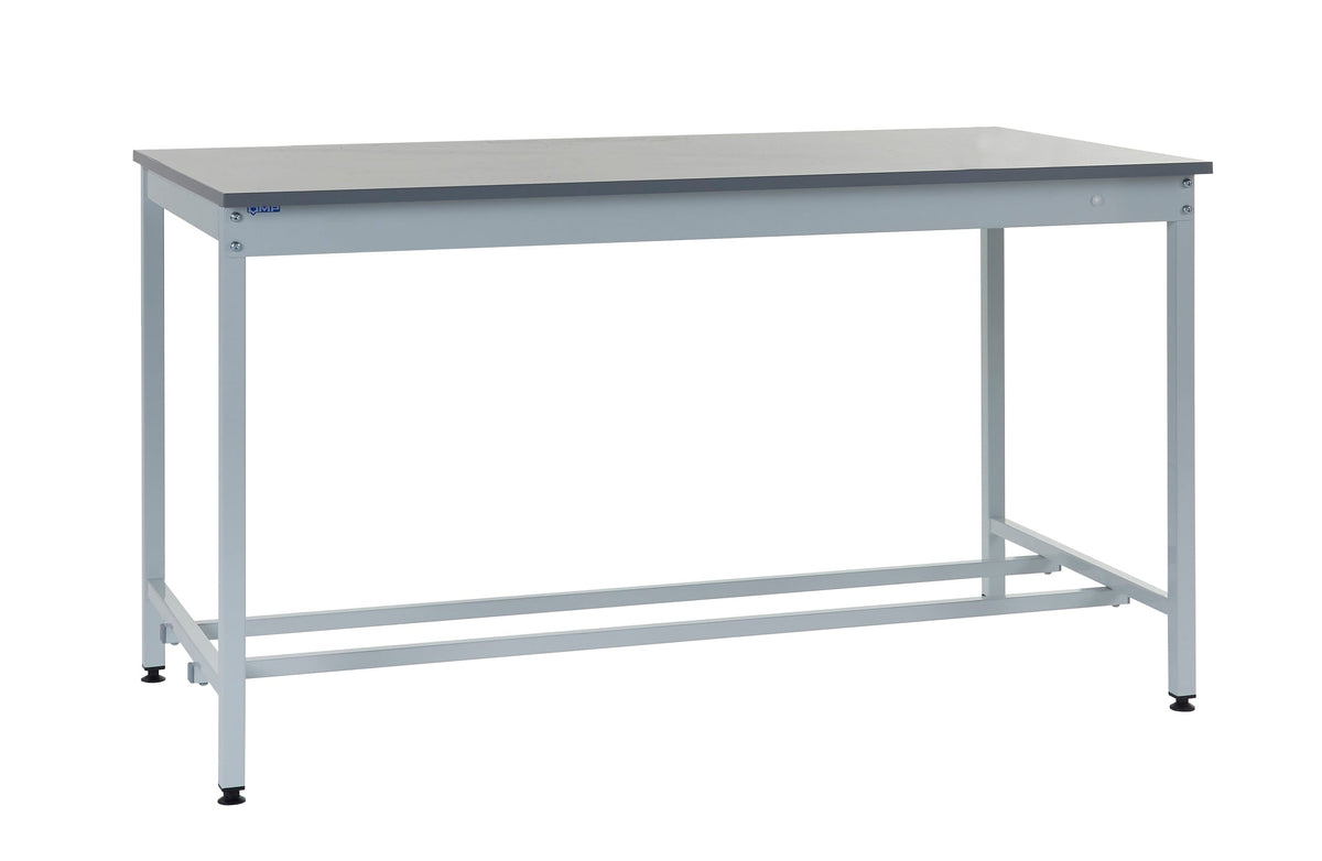 Square Tube Workbench 840mm H, 1500mm / Laminate, Filstorage