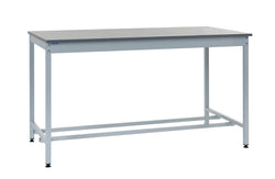 Square Tube Workbench 840mm H, 1500mm / Laminate, Filstorage