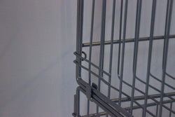 Large Wire Storage Stacking Display Basket (Single), 900mm Single Basket - White, Filstorage