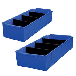 XL Blue Panda Shelf Storage Bin (2 Sizes), 604 (615x220x135), Filstorage