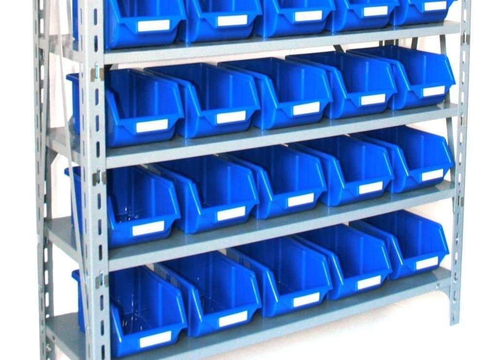 Stackable Storage Parts Bins (114) - Large, Blue / 1, Filstorage