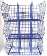 C2DS (large) Unit Complete 3 Baskets & Dividers, RED C2DS Unit 3 Baskets, Filstorage
