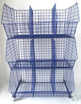 C2DS (large) Mobile Unit Complete (3 Baskets), RED C2DS Mobile Unit 3 Baskets, Filstorage