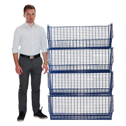 C2DS (large) Wire Storage Basket (single), C2DS Wire Green / 1, Filstorage