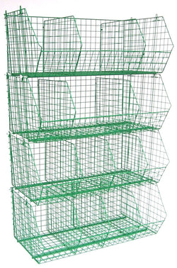 C4 (extra-large) Unit Complete 3 Baskets & Dividers, RED C4 Unit 3 Baskets, Filstorage