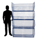 C4 (extra-large) Unit Complete 3 Baskets & Dividers, RED C4 Unit 3 Baskets, Filstorage