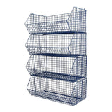 C4 (extra-large) Wire Storage Basket (single) 1220x680x480mm, C4 Wire Blue / 1, Filstorage