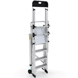 Large Platform Folding Steps with Safety Gates (3-12 Treads), 3 Treads, Filstorage